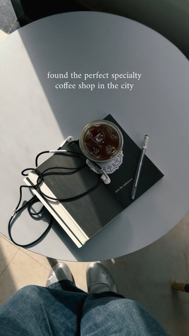 Found the perfect specialty coffee shop in the city